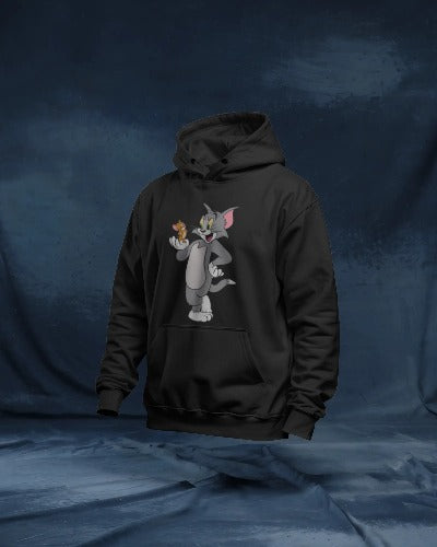 Tom & Jerry Hoodie – Classic Cartoon Graphic Pullover